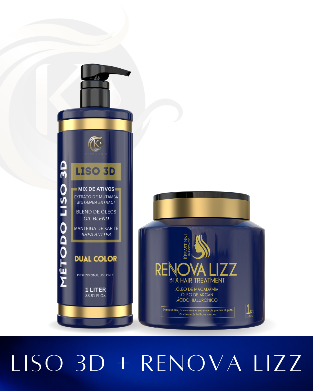 Kit Método Liso 3D + BTX Renova lizz